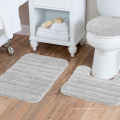 3pcs set Long pile Toilet Mat non-slip water absorb bath mat